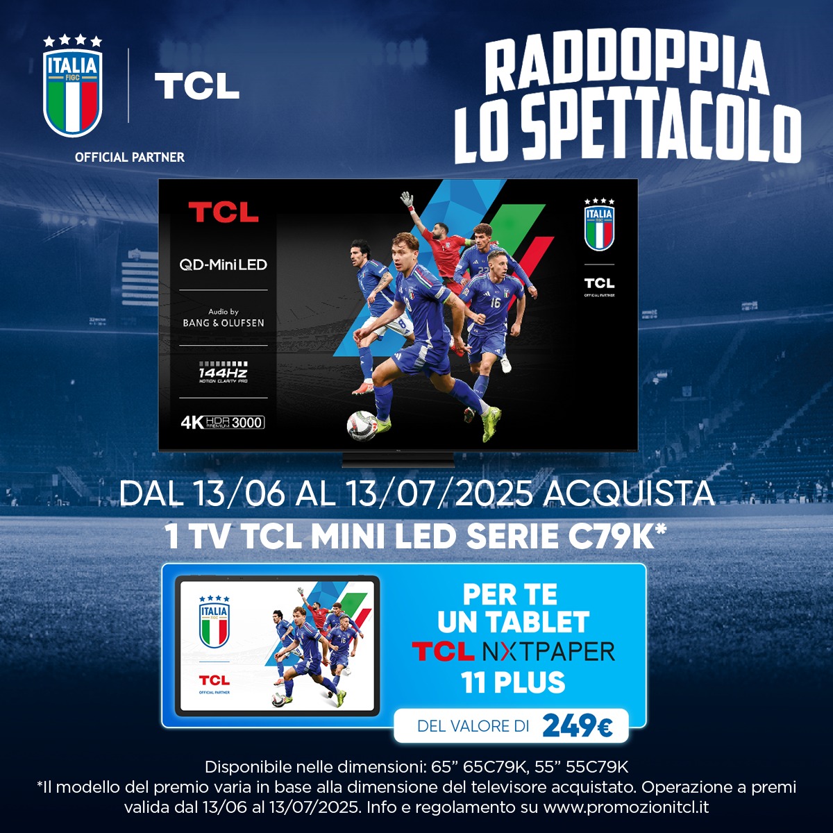 Centro Commerciale Euro Torri | Promozione da COMET TCL Raddoppia lo Spettacolo!